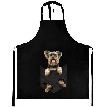 Discover yorkshire terrier pocket mid classic dogs Aprons