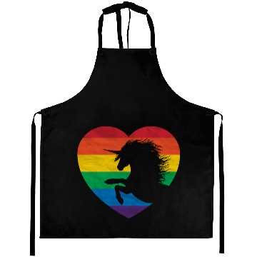 Discover Rainbow Unicorn Aprons