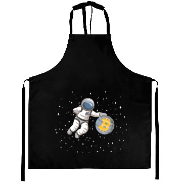 Discover Astronaut Bitcoin Aprons