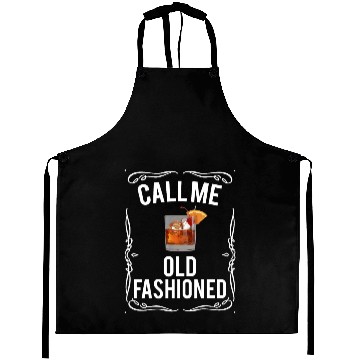 Discover FUNNY WHISKEY BOURBON BRANDY CALL ME OLD Aprons