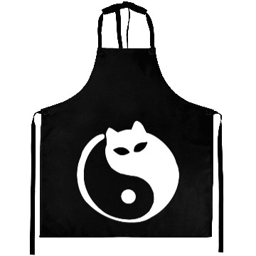 Discover Ying Yang Cat Aprons