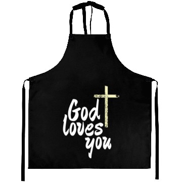 Discover God loves you Aprons