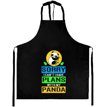 Discover Panda Bear China Cute Kawaii Bamboo Aprons
