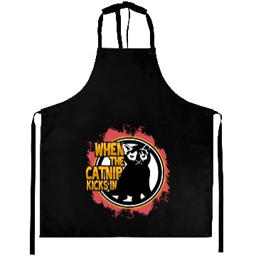 Discover When the catnip kicks in Aprons
