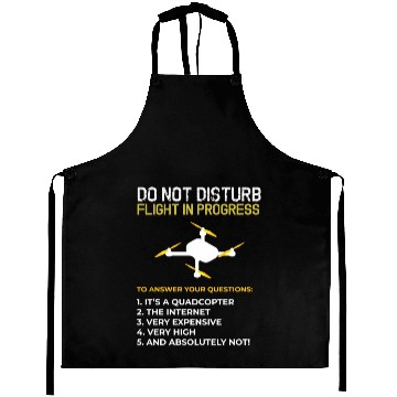 Discover Do Not Disturb Flight In Progress Drone Hobby Rc Aprons