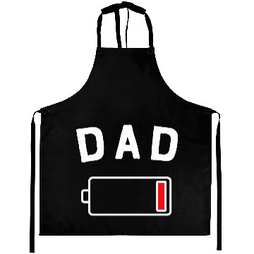 Discover DAD LOW BAT Aprons