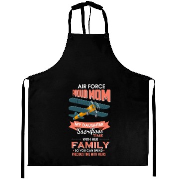 Discover Air Force Proud Mom Aprons