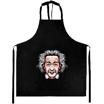 Discover Albert Einstein Cool Scientist Famous Genius e=mc2 Aprons