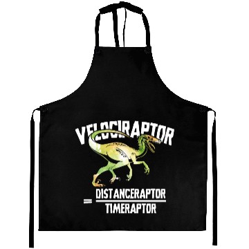 Discover Velociraptor Distanceraptor Timeraptor Funny Aprons