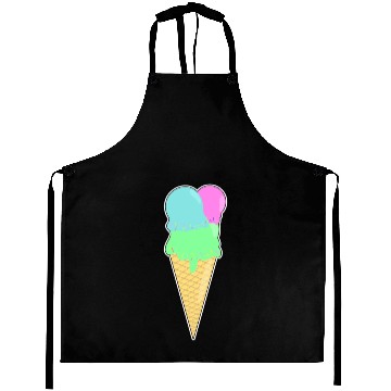 Discover Waffle ice cream three scoops gift idea summer Aprons