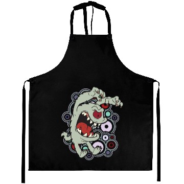 Discover Cyclops Monster Halloween Aprons