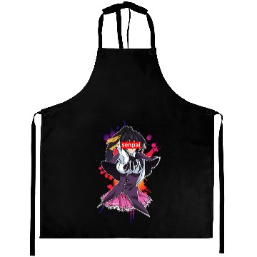 Discover Waifu Senpai anime fan Aprons