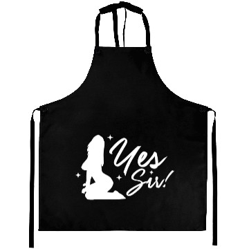 Discover Yes Sir BDSM DDLG Naughty Submissive Kinky sx Aprons