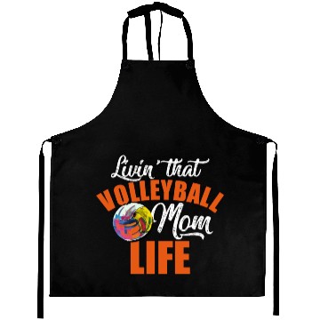 Discover Livin That Volleyball Mom Life for women mother Aprons