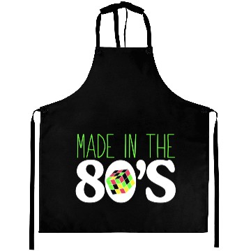 Discover Made in the 80s Rubics Cube Aprons