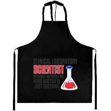 Discover scientist science laboratory funny saying Aprons