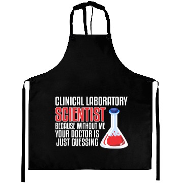 Discover scientist science laboratory funny saying Aprons