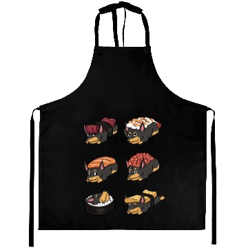 Discover Doberman Sushi Nigiri Aprons