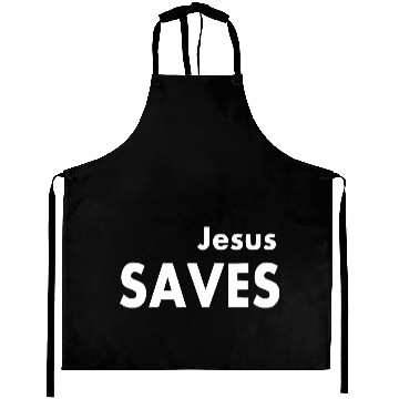 Discover jesus saves us1 Aprons