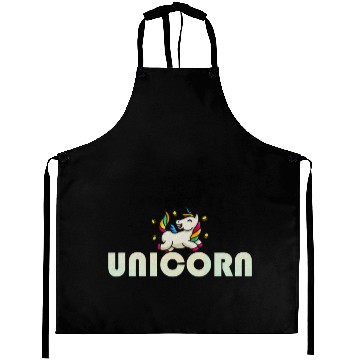 Discover Mini Unicorn Fancy cool design Aprons