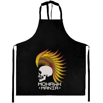 Discover Mohawk Mania Punk Rock Aprons