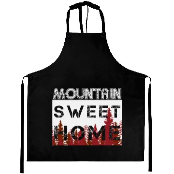 Discover Mountains Hiking Saying | Wanderlust Summit Hike Aprons