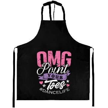 Discover Dance Teacher Aprons OMG Point Your Toes Dancing