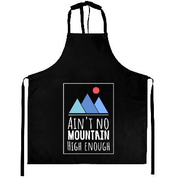 Discover blue mountain logo Aprons