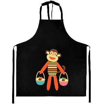 Discover Sock Monkey Easter Eggs Easter Basket Aprons