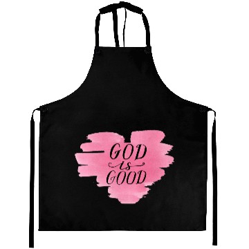 Discover God Is Good Heart Christian Religious Blessed Aprons