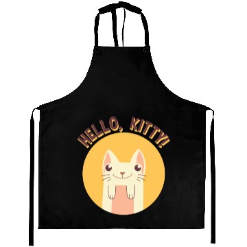 Discover Hello, Kitty Smiling Cat Aprons