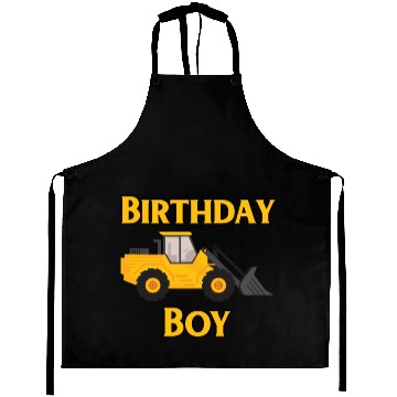 Discover Birthday boy construction Aprons