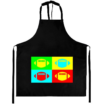 Discover four multi colors ball Aprons