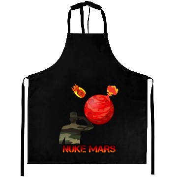 Discover Nuke Mars Astronauts Rocket Aprons