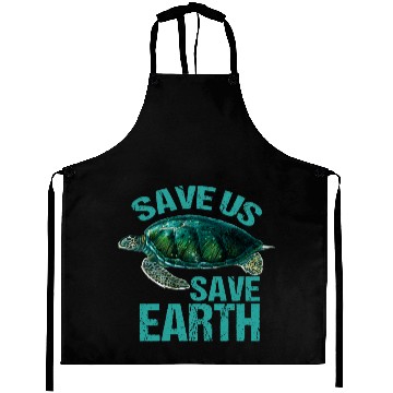 Discover Save Us Save Earth Aprons