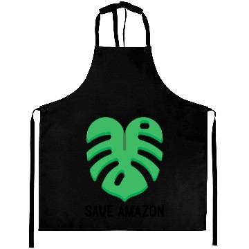 Discover Save Amazon Forest Logo Four Aprons