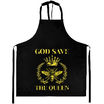 Discover god save the queen bee Aprons