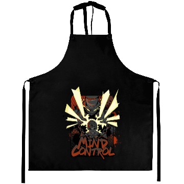 Discover Mind Control Brain Comics Art Aprons