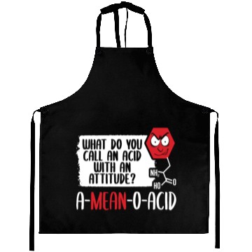 Discover A Mean O Acid, Science Fiction Laboratory Science Aprons