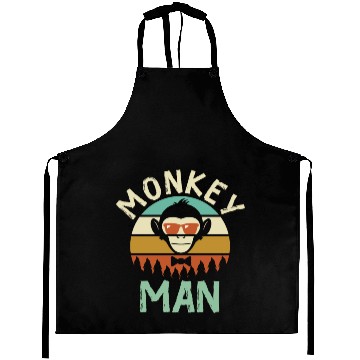 Discover Monkey Man Aprons