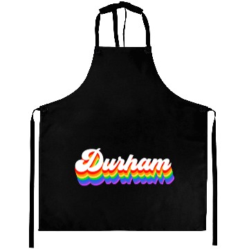 Discover Vintage Durham NC Rainbow Diversity Aprons