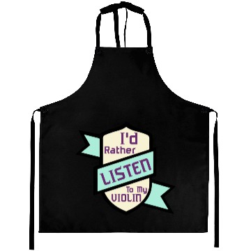 Discover Violin Player Violinist Gift Aprons