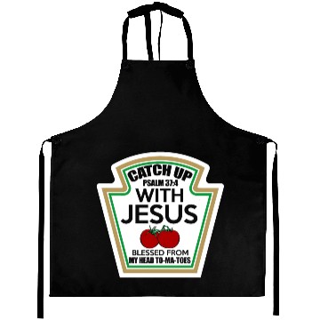 Discover Catch Up With Jesus Aprons