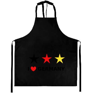Discover I love Germany Black Red Gold Aprons