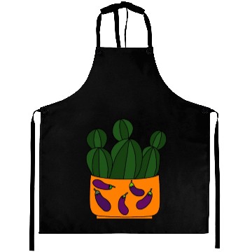 Discover Eggplant Cactus Pot Aprons
