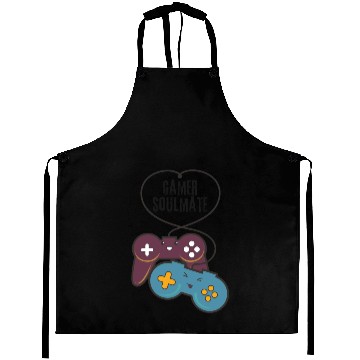 Discover Gamer Soulmate Aprons
