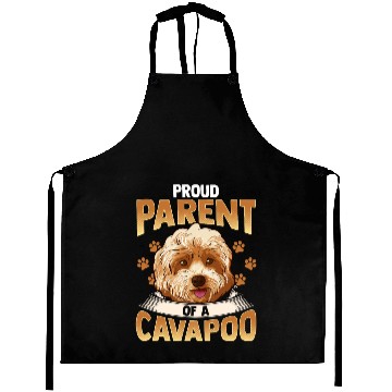 Discover Cavapoo Dog Cavoodle Dogs Poodle Cute Puppy Gift Aprons