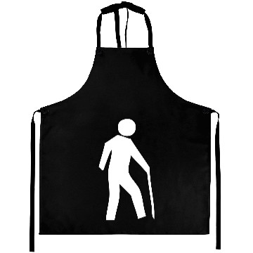 Discover Old Man With A Walking Stick Aprons