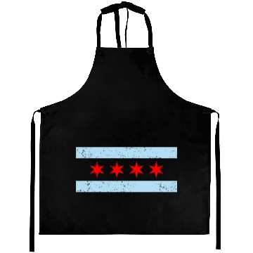 Discover Flag of Chicago Aprons