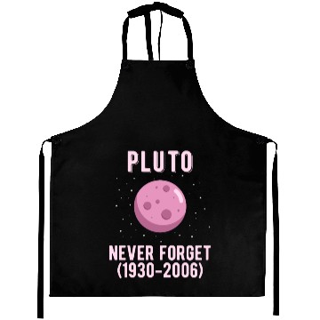 Discover Pluto planet celestial astronomer gift Aprons